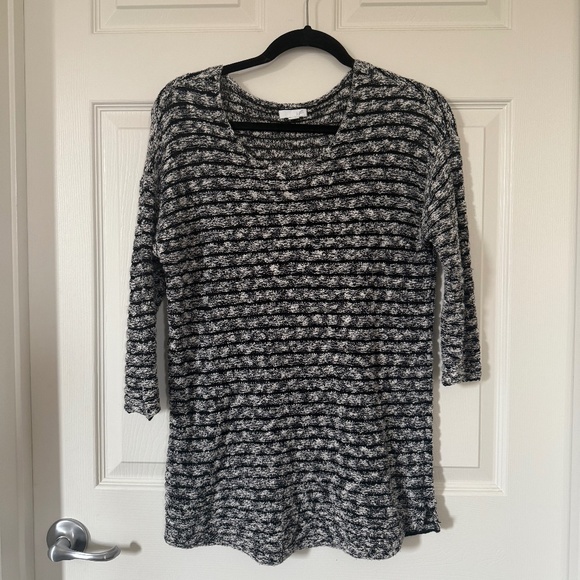 J. Jill Sweaters - JJill, black and white sweater